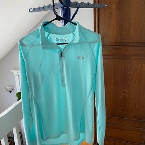 Under Armor Mint Quarter Zip Size Large